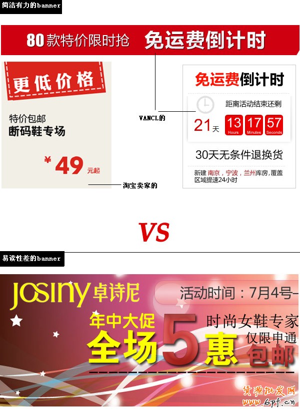 淘寶網(wǎng)店陳列區(qū)域