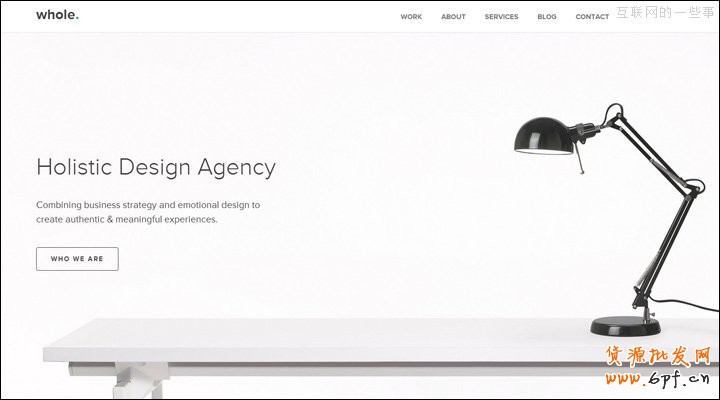 酷站欣賞：18例簡約的網(wǎng)頁設(shè)計案例賞析,互聯(lián)網(wǎng)的一些事