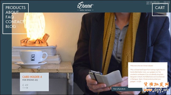 酷站欣賞：18例簡約的網(wǎng)頁設(shè)計案例賞析,互聯(lián)網(wǎng)的一些事