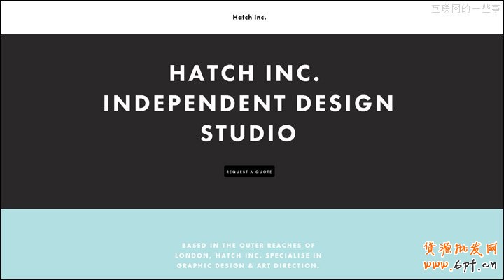 酷站欣賞：18例簡約的網(wǎng)頁設(shè)計案例賞析,互聯(lián)網(wǎng)的一些事