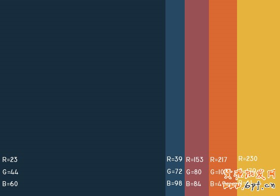 最舒服的顏色搭配值，很有用哦，特別是做設(shè)計(jì)的！！