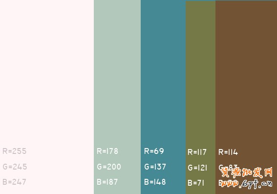 最舒服的顏色搭配值，很有用哦，特別是做設(shè)計(jì)的！！