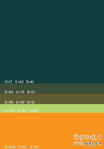 最舒服的顏色搭配值，很有用哦，特別是做設(shè)計(jì)的！！