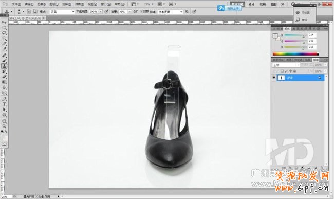 淘寶鞋類寶貝常見如何修圖實(shí)例教程！