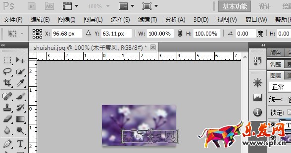 ps怎么做淘寶主圖水印
